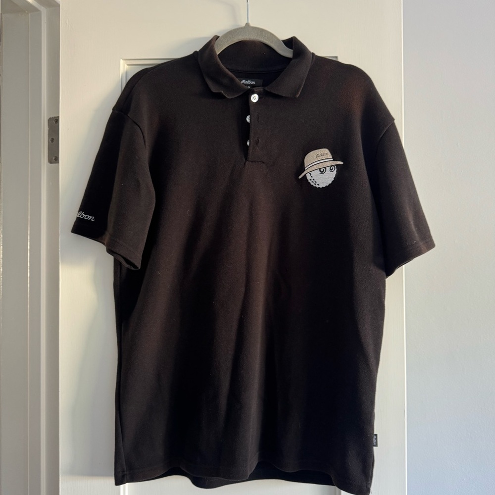 Black Malbon Buckets Golf Polo size Medium